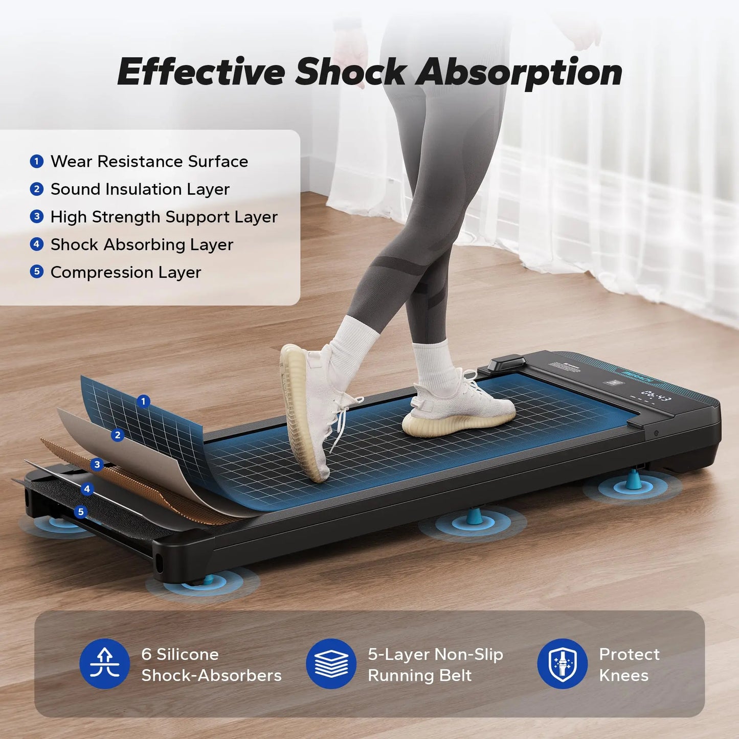 Walking Pad Small Treadmill for Home&Office