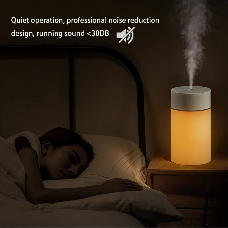 USB Ultrasonic Air Humidifier LED Lamp Mini Essential Oil Diffuser